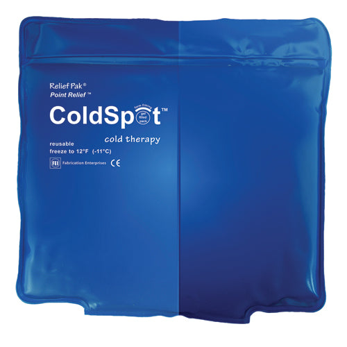 Reusable Heavy Duty Cold Pack Quarter 5 x7 Blue Vinyl