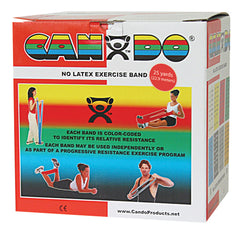 Cando Band Non-Latex Red Light 25 Yard