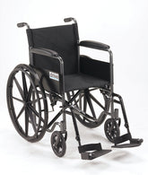 Wheelchair 18 w/Fixed Full Arms & Swingaway Det Footrests