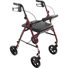 Free2GoTM Rollator Burgundy Toilet Seat Walker Frame