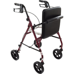 Free2GoTM Rollator Burgundy Toilet Seat Walker Frame