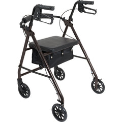 Aluminum Rollator w/Loop Brake Black 4-Wheel