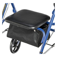 4 Wheel Steel Rollator w/7ð Casters & Basket- Loop-Blue