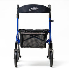 Ascent Euro-Style Rollator Cobalt Blue