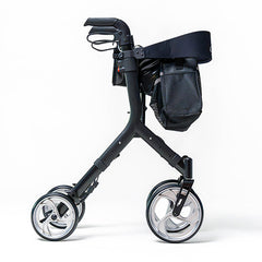 Ascent Euro-Style Rollator Textured Black