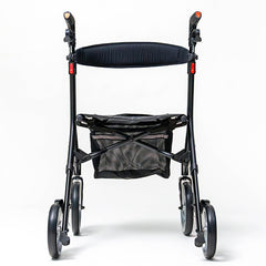Ascent Euro-Style Rollator Textured Black