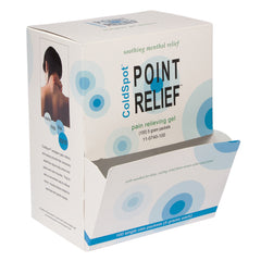 Point Relief ColdSpot Pain Gel Dispenser w/100 5gm Packs