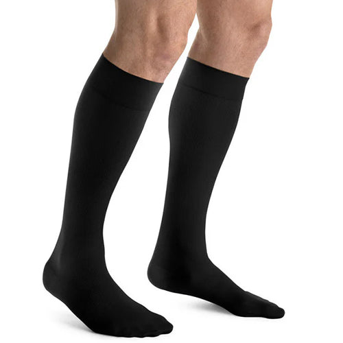 Jobst for Men Socks Knee High Black 30-40 Closed Toe LFC