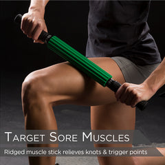 TheraBand Roller Massage Standard Green Ridged