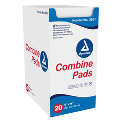 ABD Combine Pad Sterile 5 x9 1 tray (20 per tray)