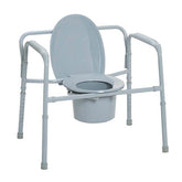 Bariatric Folding Commode 650 lb. Capacity