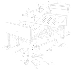Quick Release Spring Knob For Bed Motor