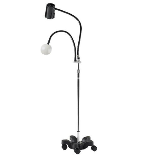 Exam Light Mobile w/ 2x Magnifier Black