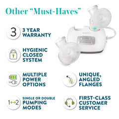 Evenflo Deluxe Advanced Breast Pump Double Electric