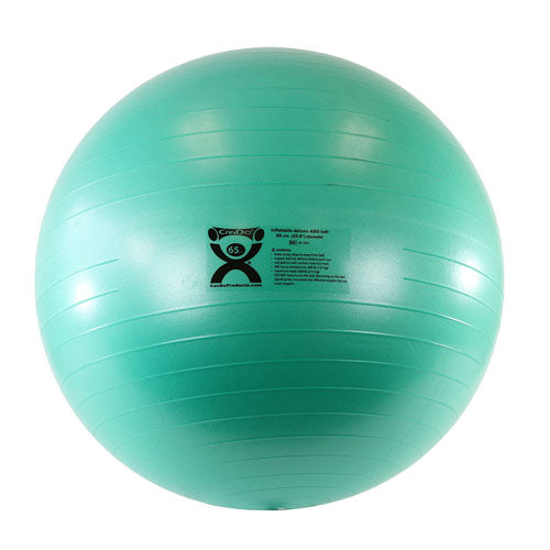 Cando Deluxe ABS Inflatable Ball 65cm (25.6 ) Green