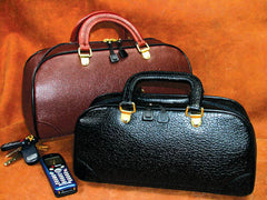 Zipper Physician Bag 14 Brown Leather