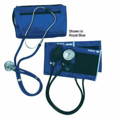 MatchMates Aneroid Sphyg Kit w/Stethoscope Royal Blue