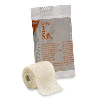 3M Scotchcast Soft Cast Tape 2 x 4 yd. White Bx/10