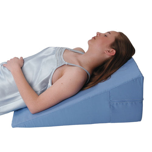 Bed Wedge 1/4 to 4 x24 x24 For Acid Reflux etc. Blue