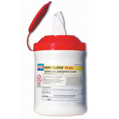 Sanicloth 'Plus' Classic Wipes 6 x 6.75 Tub/160