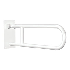 Flip-Up Grab Bar White Powder Coat Standard