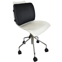 Lumbar Cushion w/Straps Black Memory Foam - Blue Jay