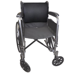 Lumbar Cushion w/Straps Black Memory Foam - Blue Jay