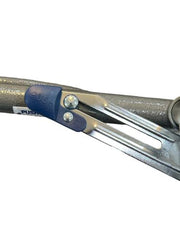 WALK WITH ME Folding Aluminum 2 Button Walker w/5 Wheels Cs4