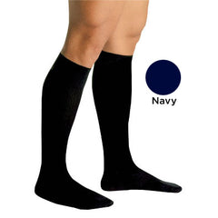 Men's Firm Support Socks 20-30mmHg Navy Extra Large
