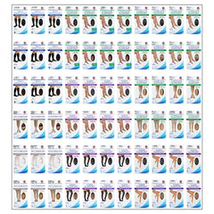 BlueJay Brand Compression Hosiery 4ft section Planogram