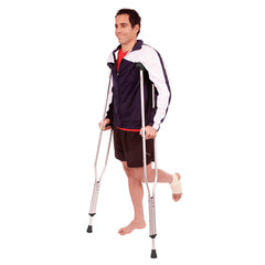 Carex Folding Crutches Pair Universal Size