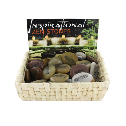 Inspirational Zen Stones Countertop Display Pk/36