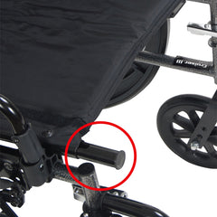 K3 Wheelchair Ltwt 20 wDDA & S/A Footrests Cruiser III