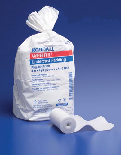Webril 100% Cotton Undercast Padding 6 x 4 Yds Bg/6