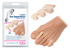 3-Layer Toe Separators Large Pk/6