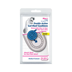 Double-Action Gel Heel Cushion Mens (Pair)