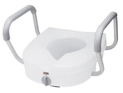 Toilet Seat E-Z Lock w/Arms Adjustable Handle Width