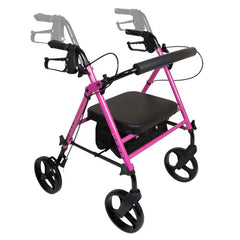 Rollator Aluminum Height Adjustable Pink