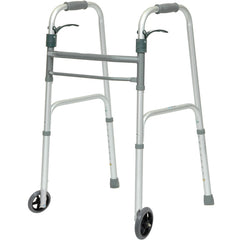 Folding Walker Trigger Release w/ 5 Wheels Adult