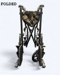 ROLL WITH ME 19 Steel Transport Wheelchair