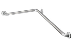 Moen L-Shaped Peened Grab Bar w/ SecureMount 16 x 32
