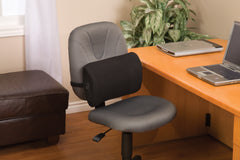 Lumbar Support with Massage Obusforme Black(Side to Side)