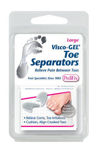 Visco-Gel Toe Separators Large Pk/2