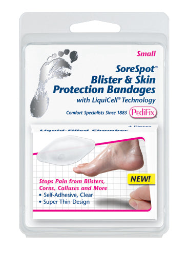 SoreSpot Blister & Skin (Pk/4) Protection Bandages Small