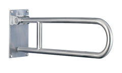 Flip-Up Grab Bar Peened Stainless Steel Std