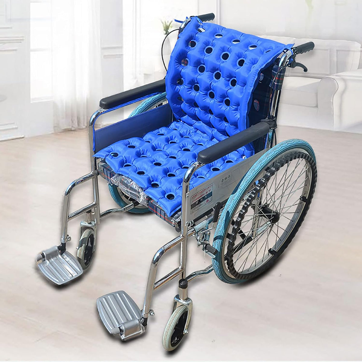 Wheelchair Air Cushion Inflatable Cushion Seat Mattress anti Bedsore Prevent Decubitus Ideal for Prolonged Sitting with Pump