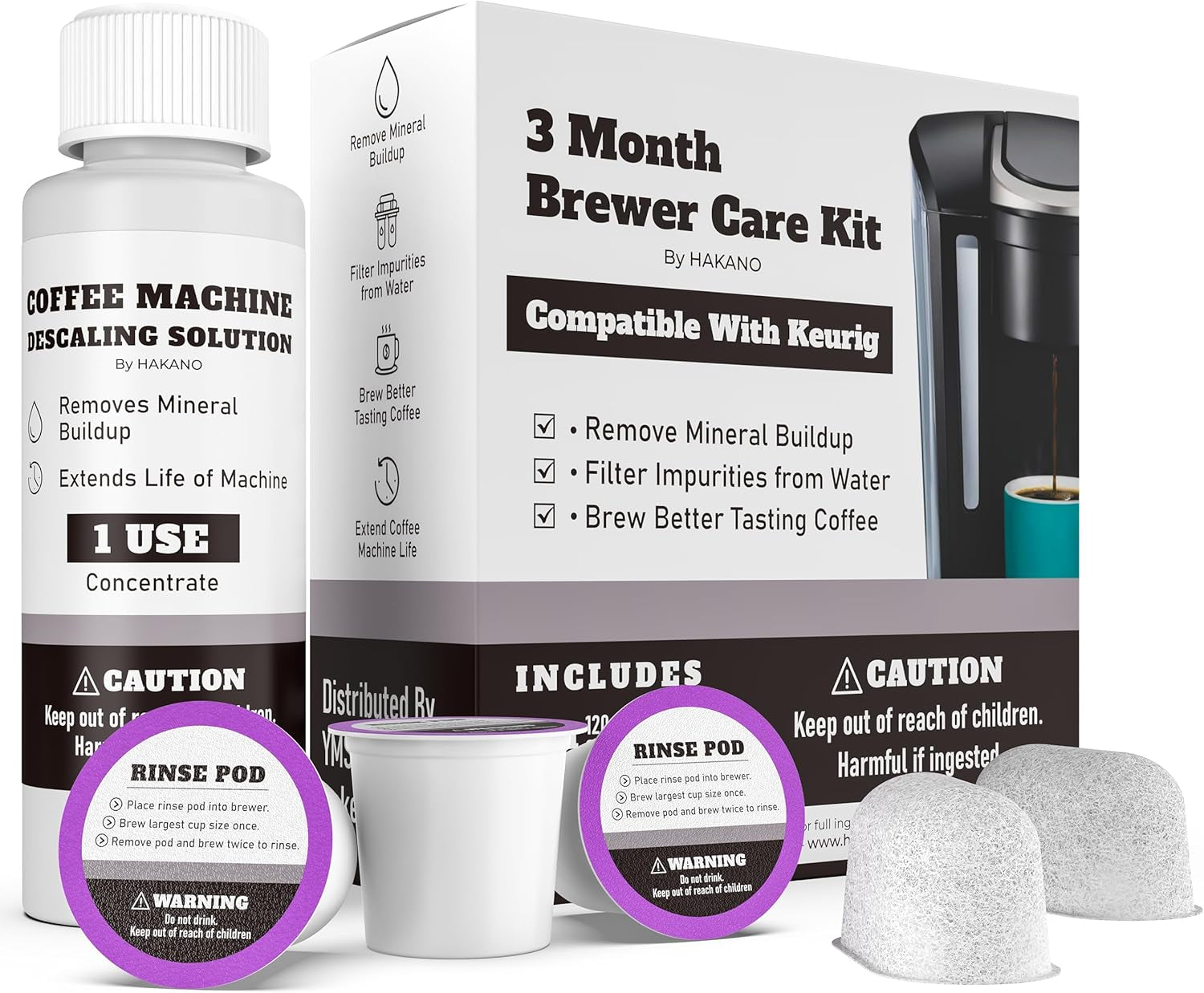 Brewer Care Kit for Keurig, 1 Kit