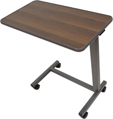 Hospital Bed Table and Overbed Table - Laptop Table for Recliner, Bed, and Sofa - Computer Table for Bed and Hospital Bedside Table, Hospital Tray Table Adjustable with Wheels