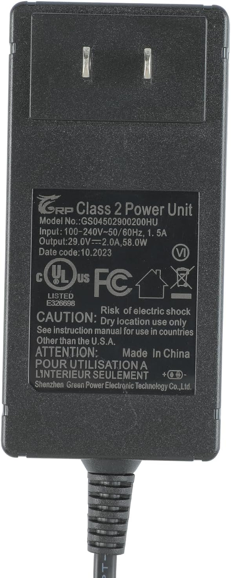 29V 2A AC/DC Power Supply for Lift Chairs & Recliners