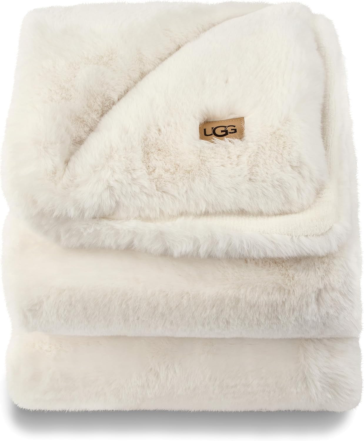 Euphoria Faux Fur Throw Blanket, 70 X 50 Inches